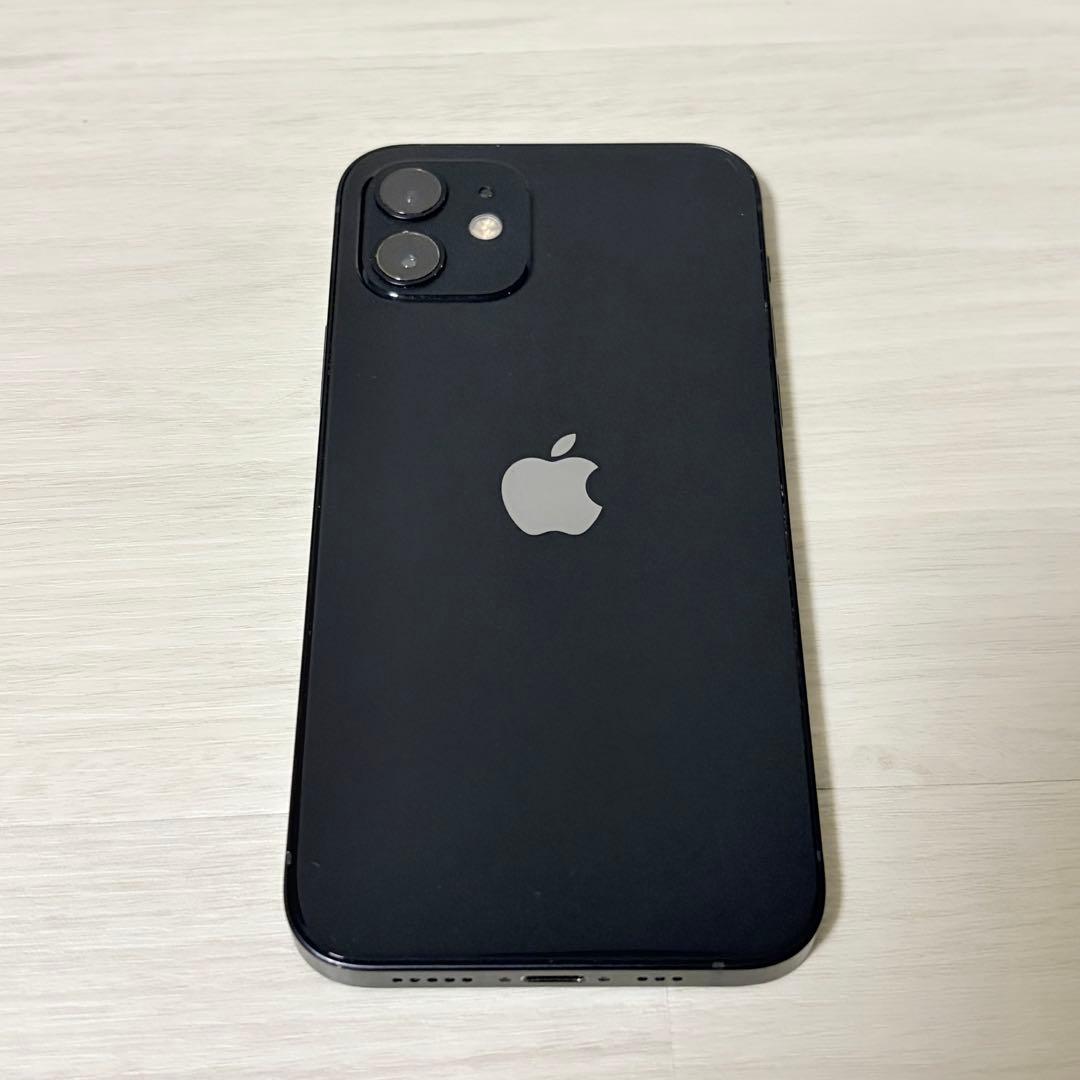iPhone 12 ブラック 128GB SIMフリー 本体 ケーブル付き