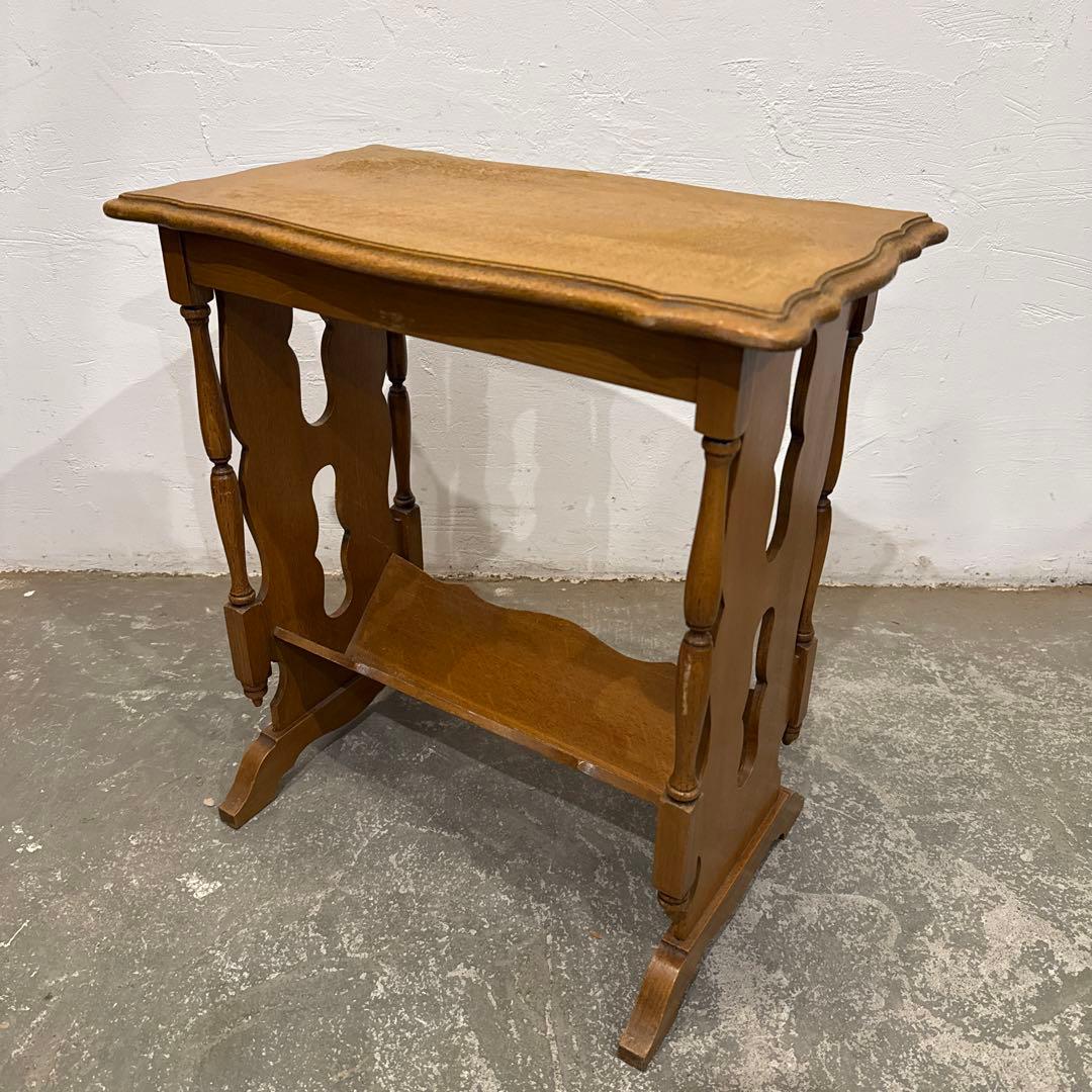 年末年始saleヴィンテージ　サイドテーブル　ブックスタンド　マガジンラック