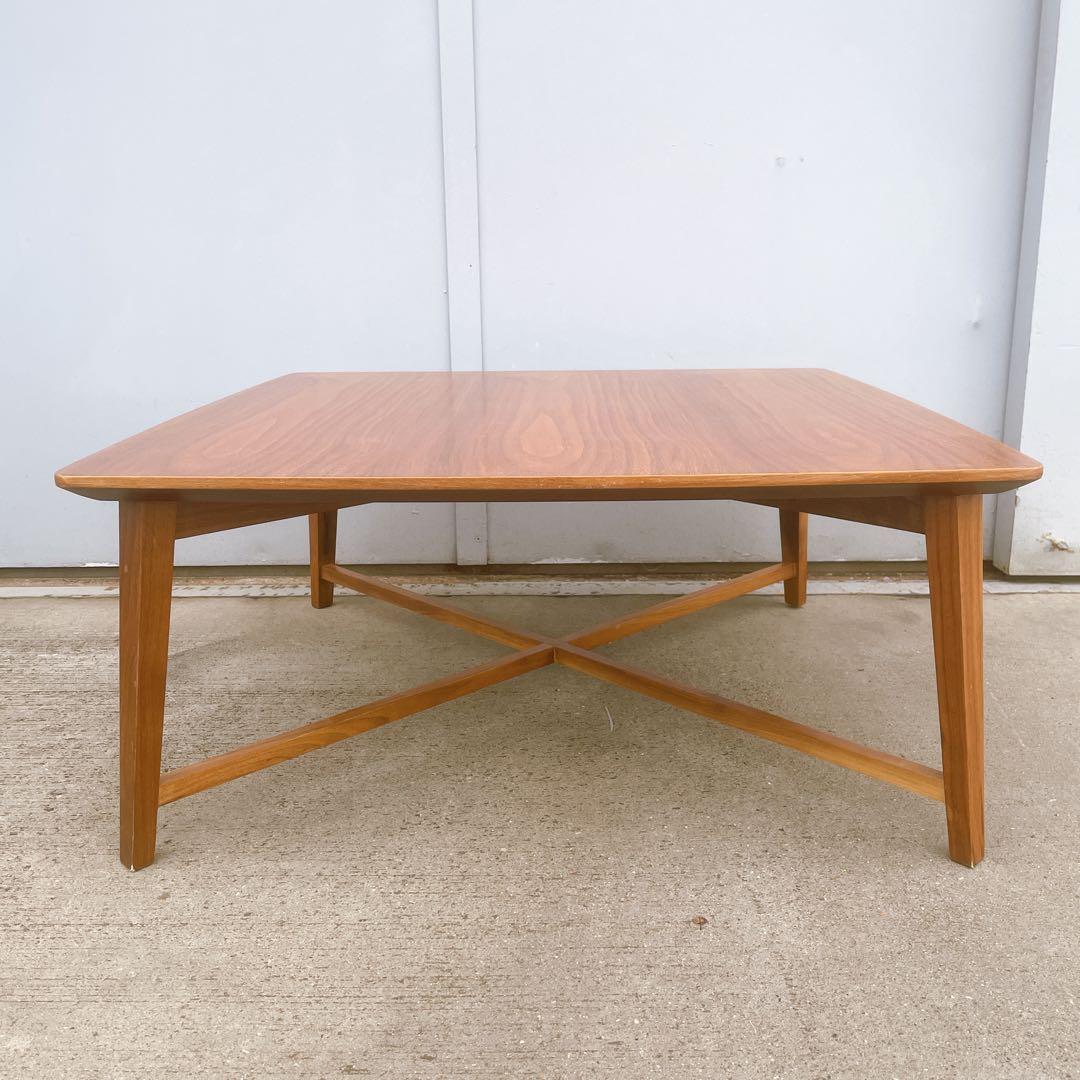 【美品】FUJIEI 藤栄 ボニートスクエア センターテーブルリビングテーブル