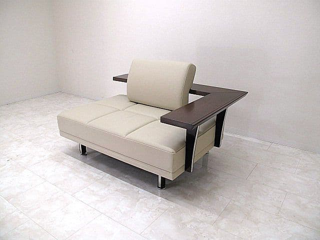 【展示品】モリシゲ ムーンライト ソファ 本革張り ワンアーム 38.5万円