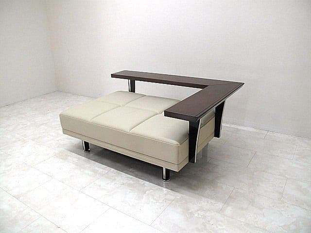 【展示品】モリシゲ ムーンライト ソファ 本革張り ワンアーム 38.5万円