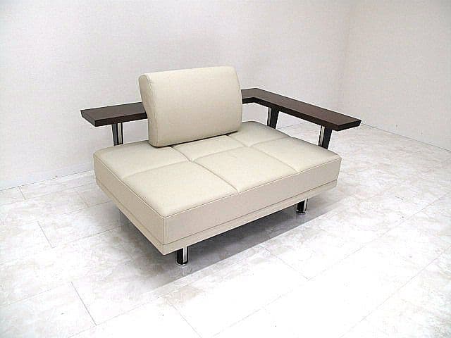 【展示品】モリシゲ ムーンライト ソファ 本革張り ワンアーム 38.5万円