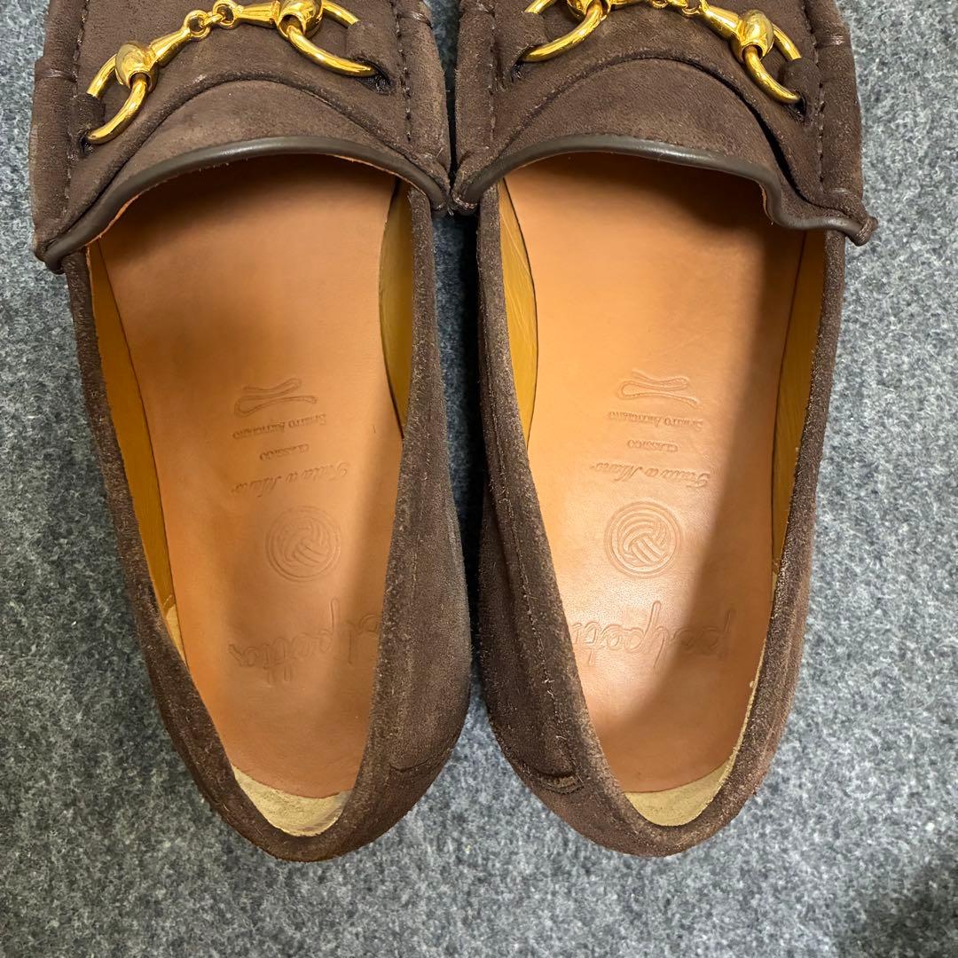 せ*る様 BEAMS F別注　POLPETTA　スエードビットローファー