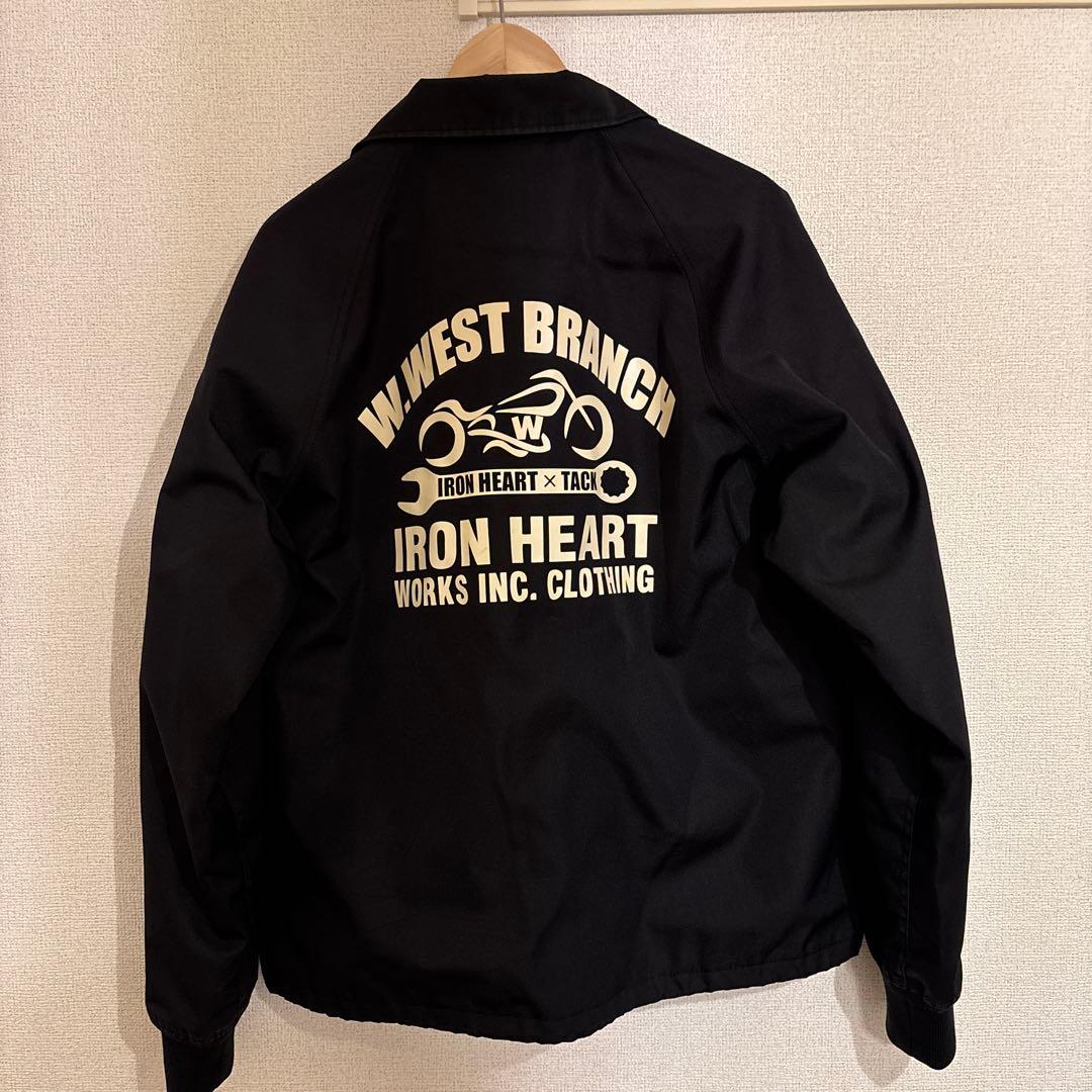 IRON HEART ブラック ナイロンジャケット L