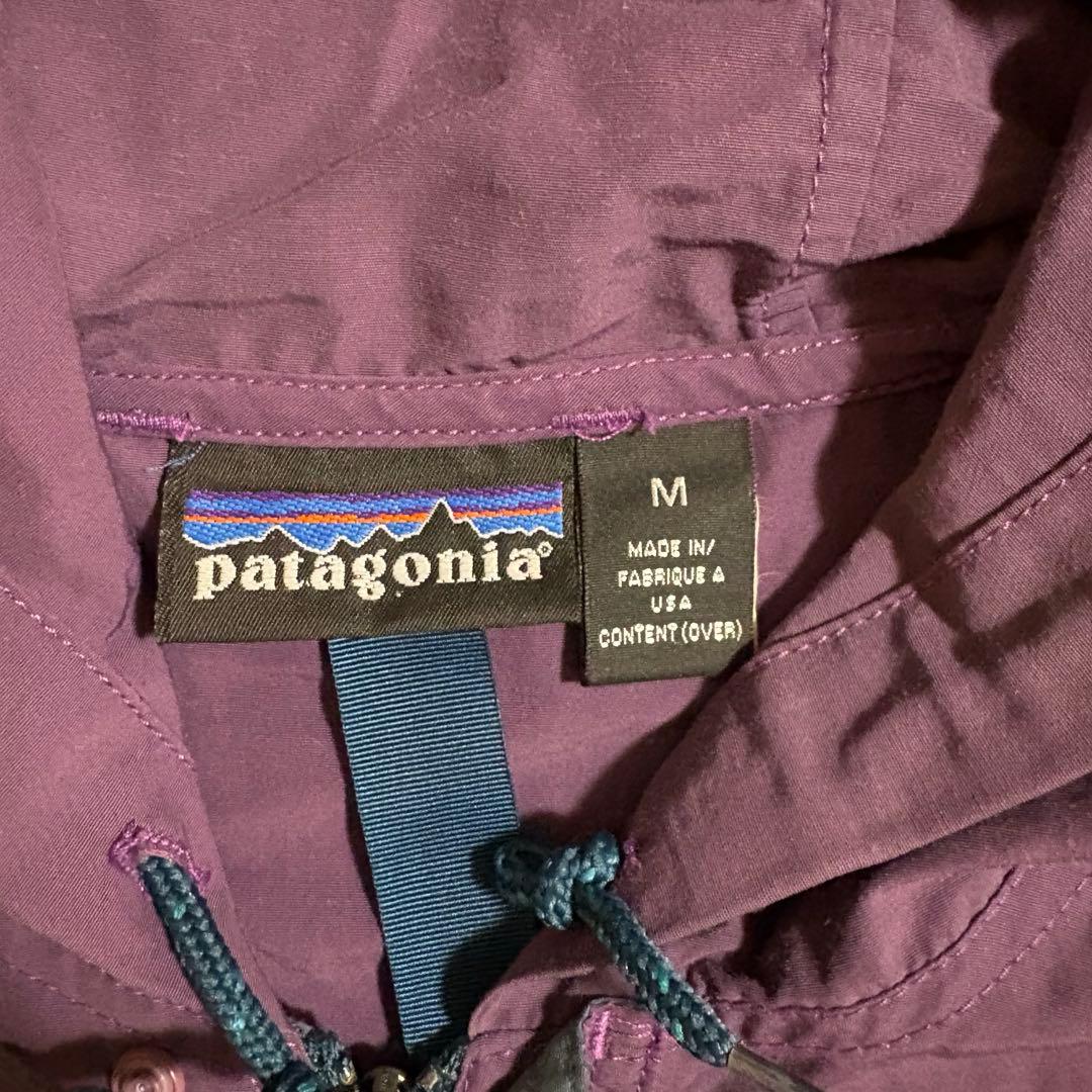 【超希少】90s パタゴニア　アノラックジャケット　USA製　パープル　M