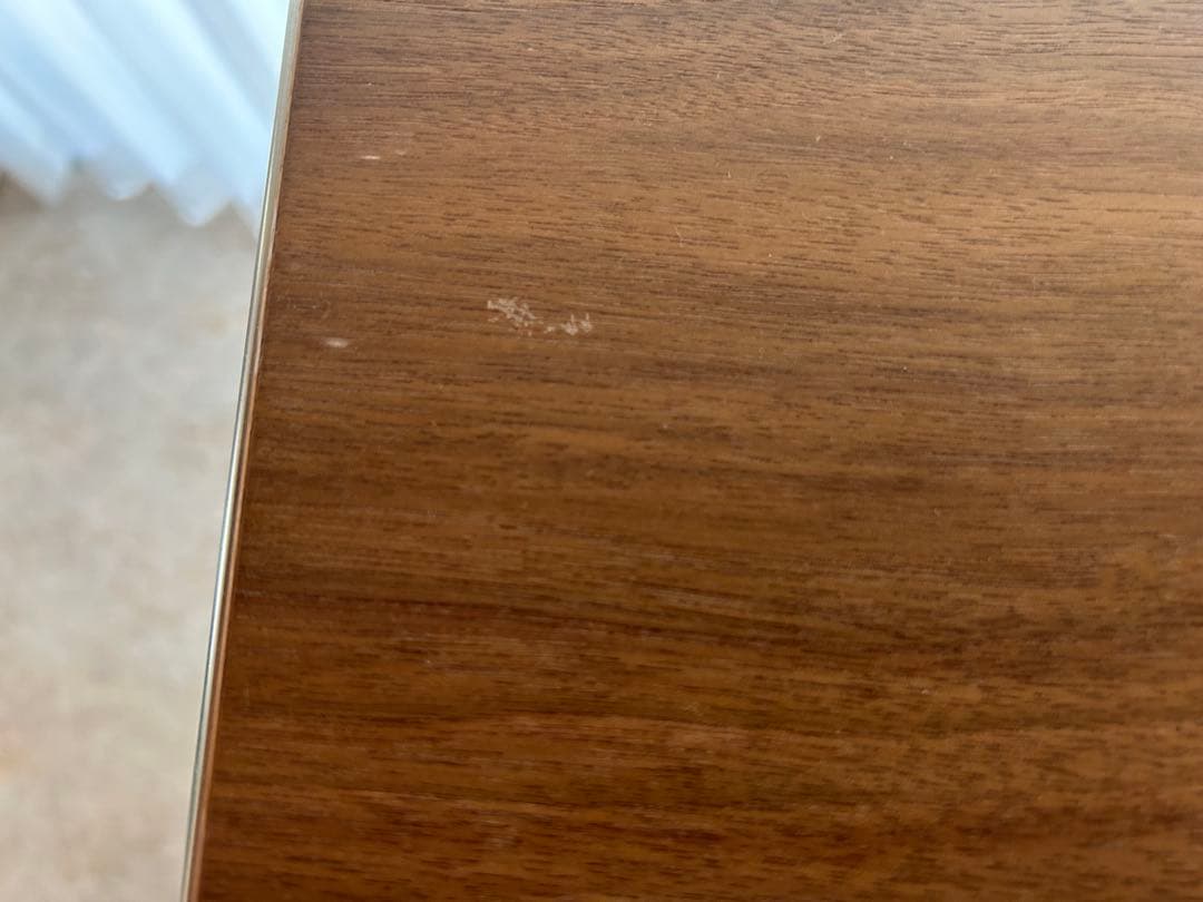 無印　ステンレスユニットシェルフ　ウォールナット材棚セット　ワイド　中