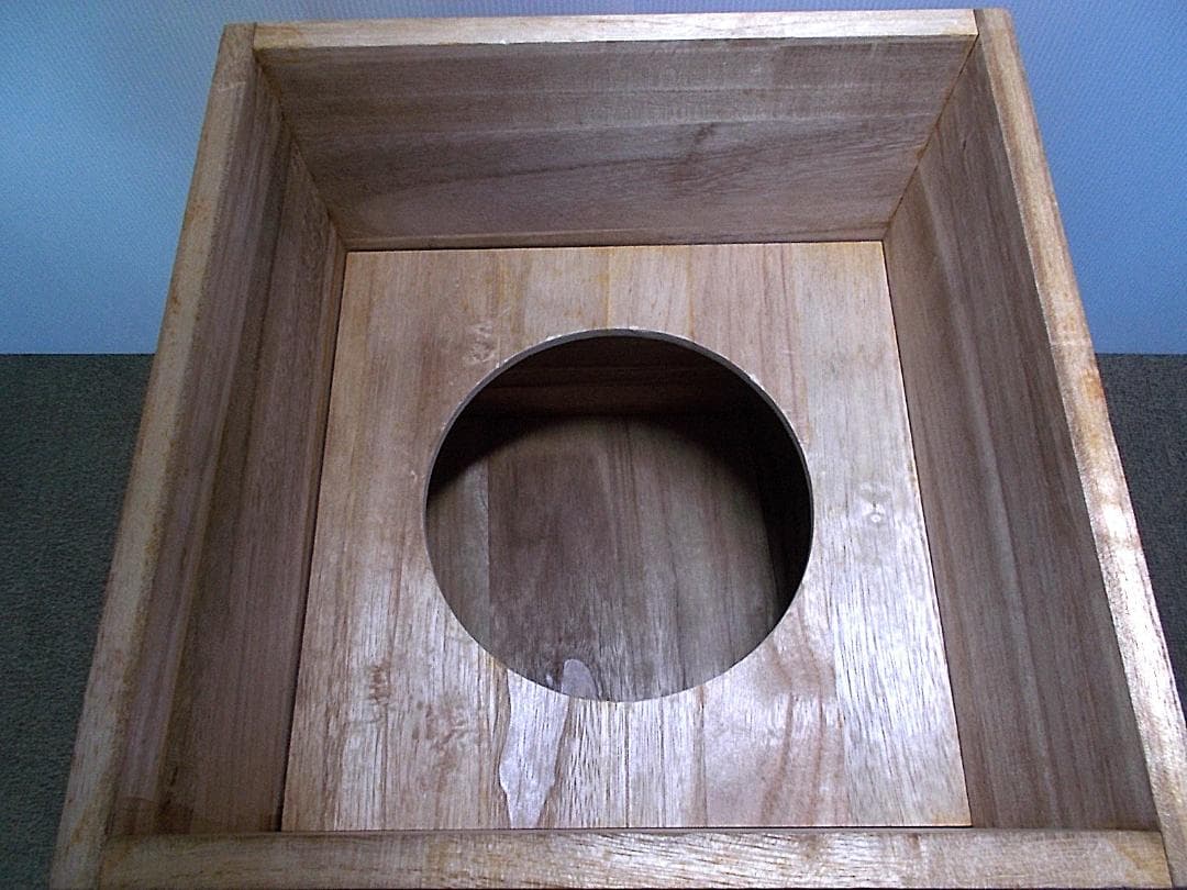 未使用保管品 四代/釜師:菊池正直 和鉄/砂鉄/茶釜 唐銅切合鬼面風炉 共箱