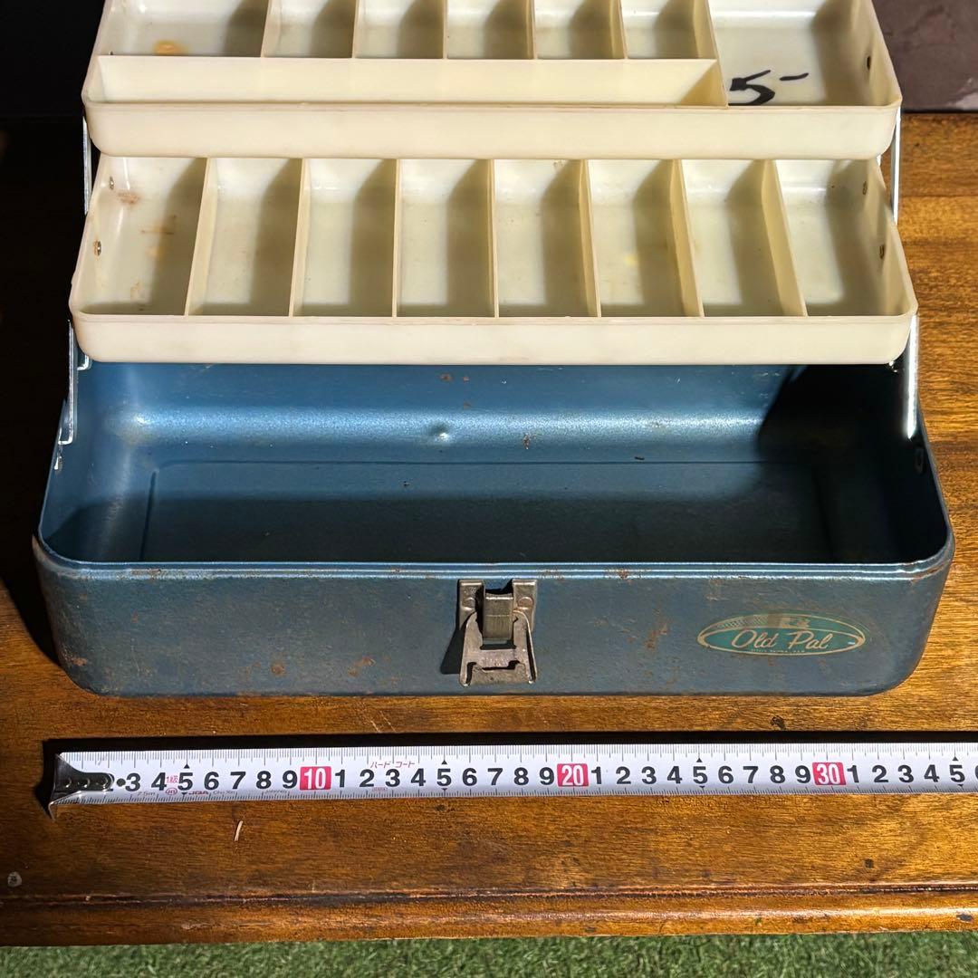 USA vintage OLD PAL メタルタックルボックス　サビあり