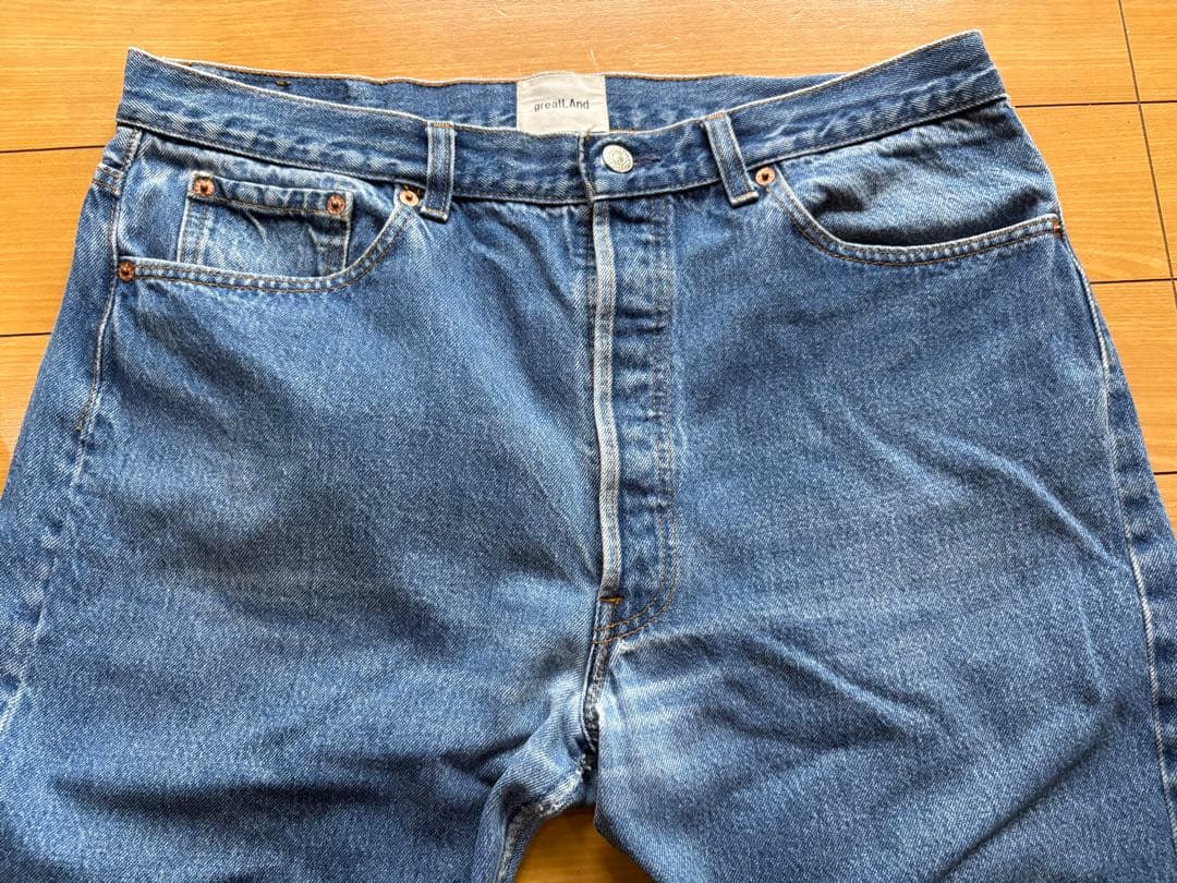 greatLAnd GRUNGEMAN DENIM PANT グランジマン XL