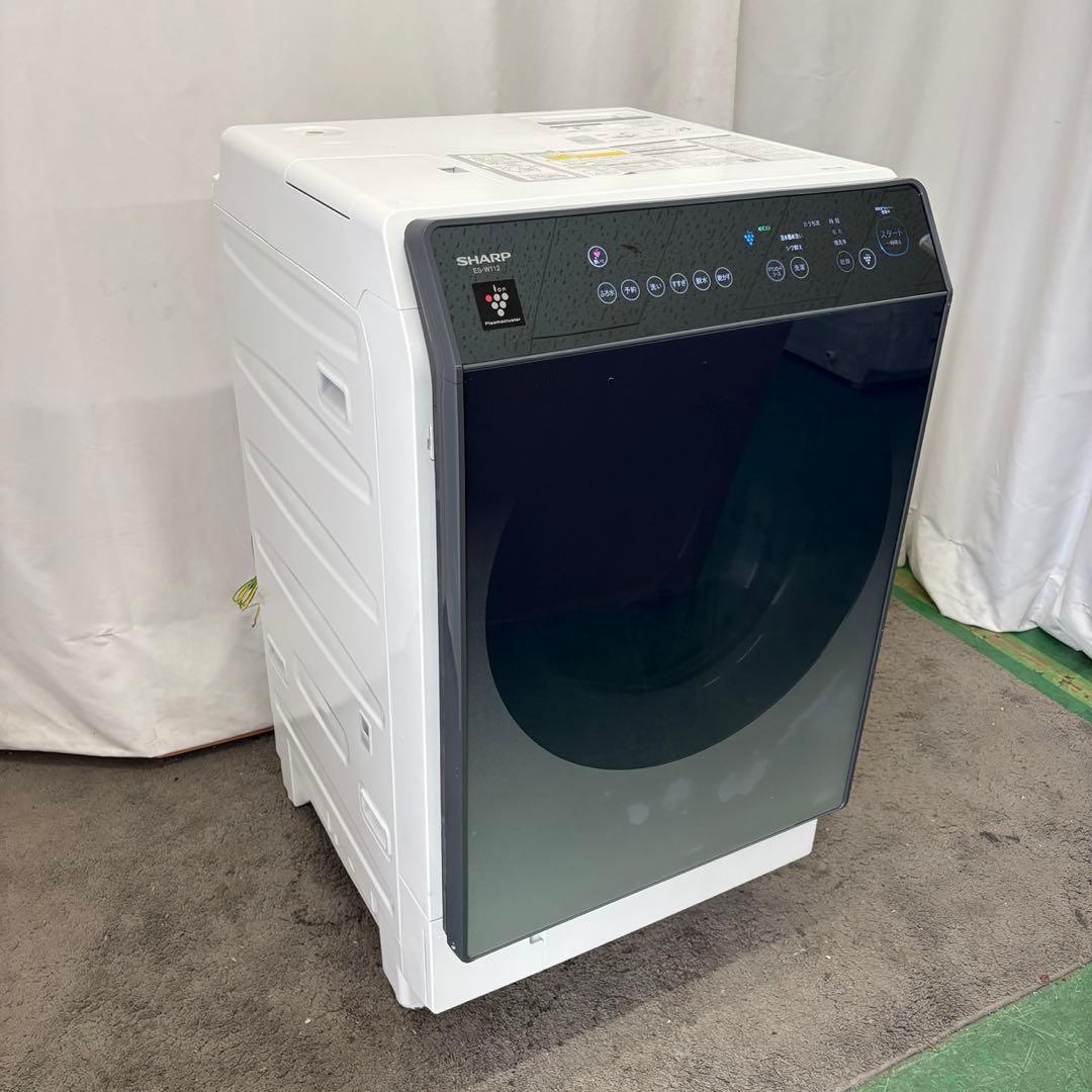 77　SHARP　ドラム式洗濯機　11キロ　左開き　中古　綺麗　設置無料　安い‼️