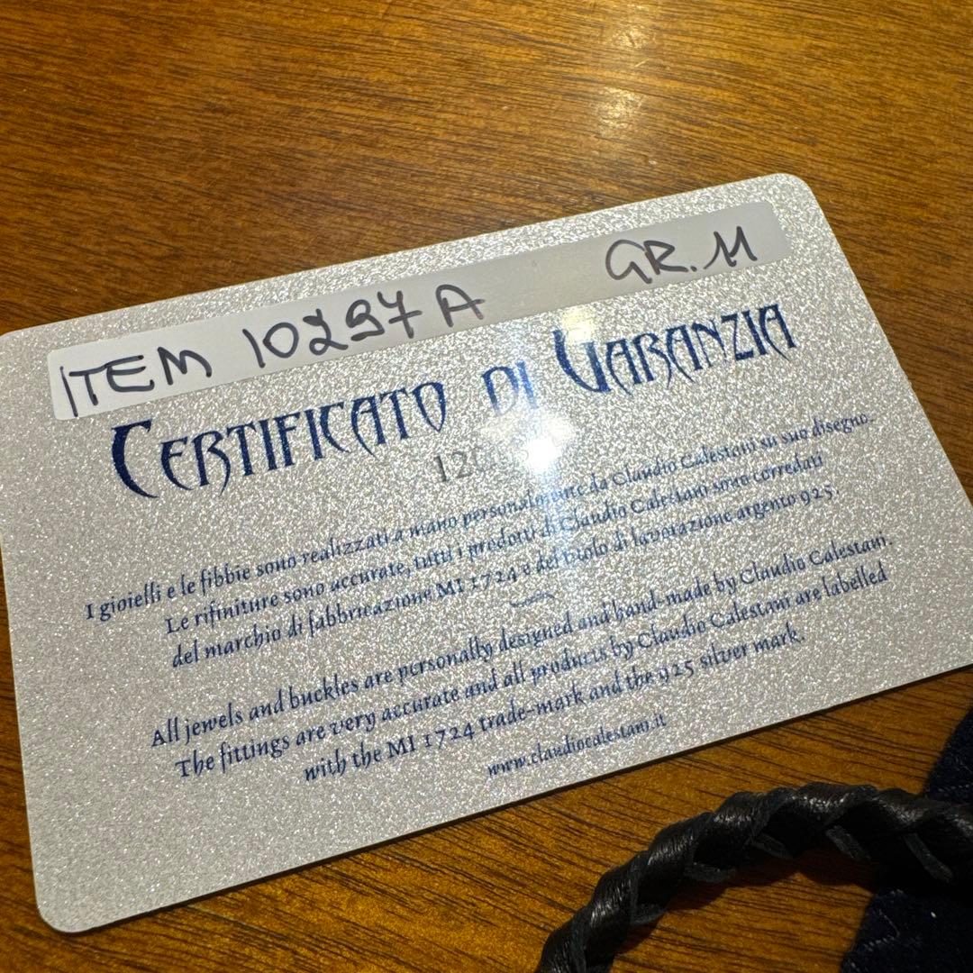 claudiocalestaniクラウディオカレスターニ　ストラップ　新品