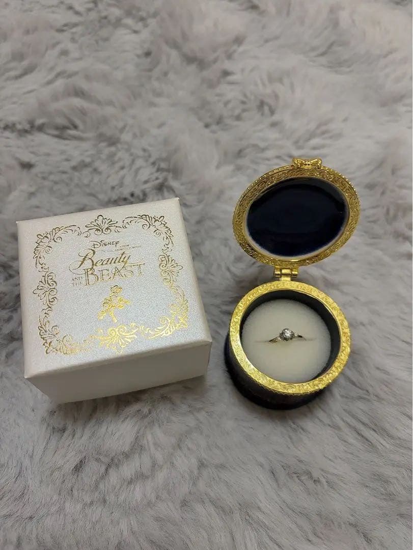 ディズニー婚約指輪美女と野獣 一心堂999本限定 オルゴール付きショッパーセール