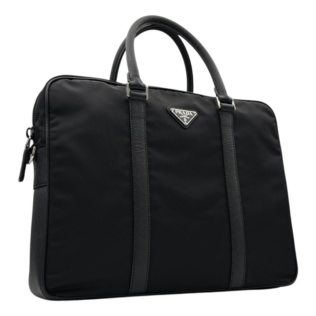【近年モデル・極美品】プラダ 2VE871 ビジネスバッグ ブリーフケース 黒