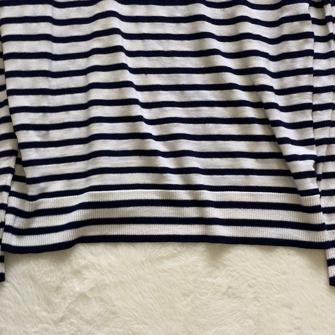 LOEWE ニット セーター ボーダー マリノ アナグラム シャドウロゴ