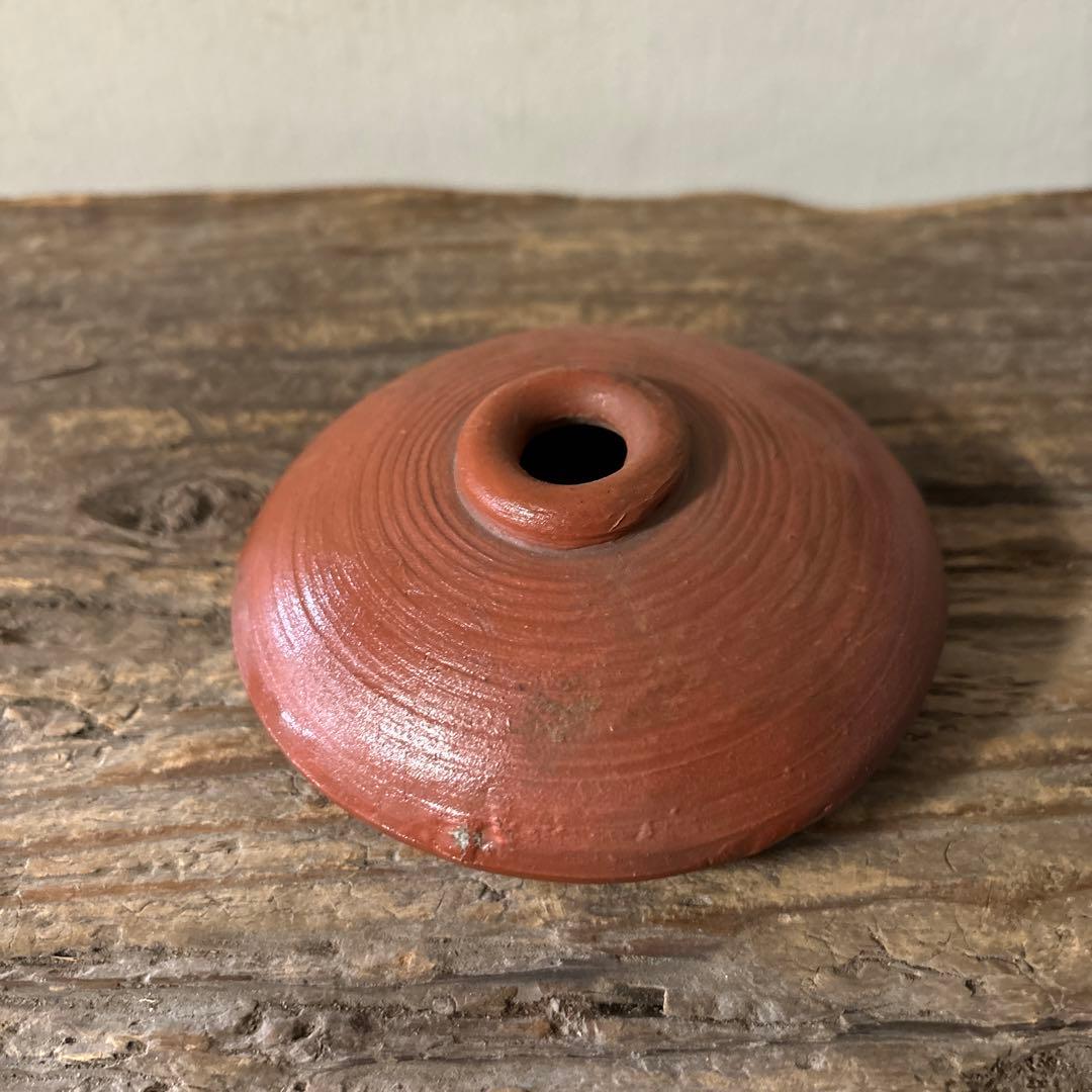 備前油壷　江戸幕末〜明治　小壺 花器 民藝 アンティーク　検:白洲正子　李朝