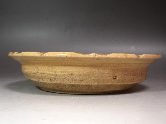 ☆　北大路魯山人　黄瀬戸鉢　☆y606