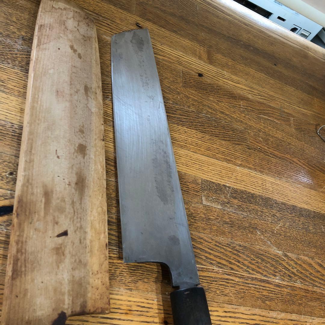 正本　骨切り包丁 約45cm 木製ハンドル