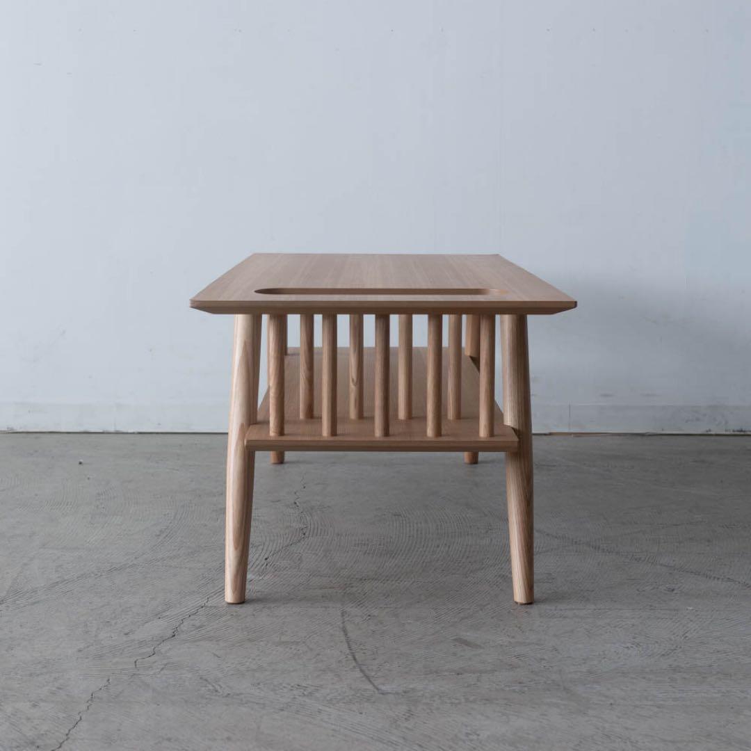 センターテーブル　アッシュ材突板