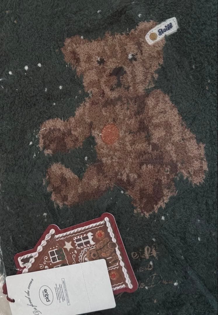 ジェラートピケ　【Steiff】パウダーネップジャガードブランケット