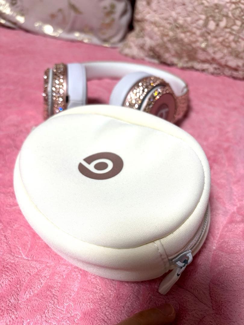 ビーツ　beats ワイヤレスヘッドセット ストーン装飾 ローズゴールド　正規品