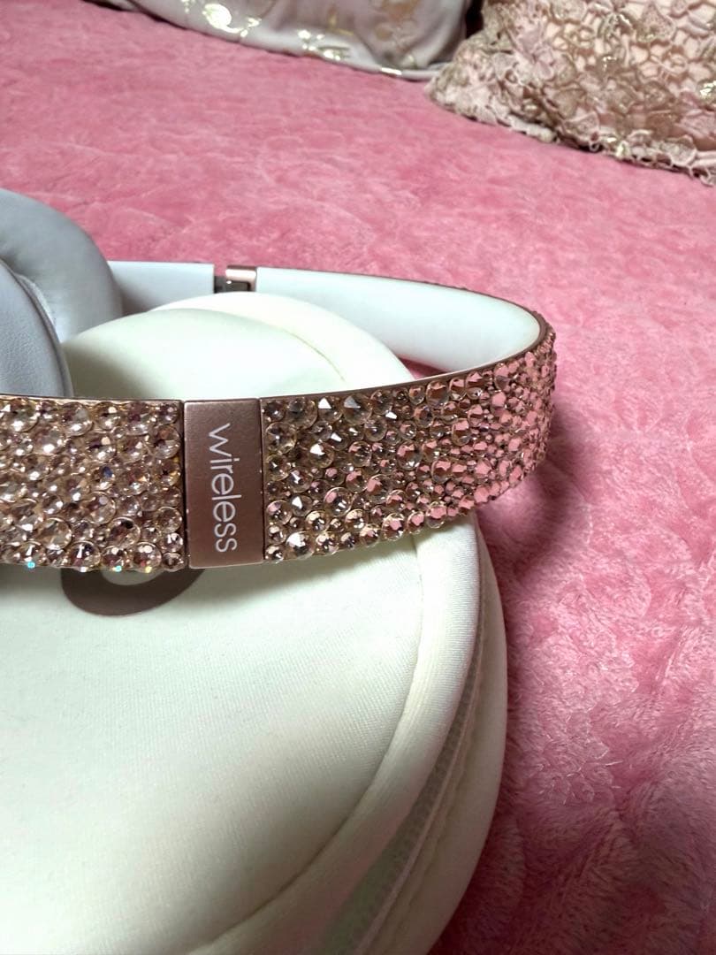 ビーツ　beats ワイヤレスヘッドセット ストーン装飾 ローズゴールド　正規品