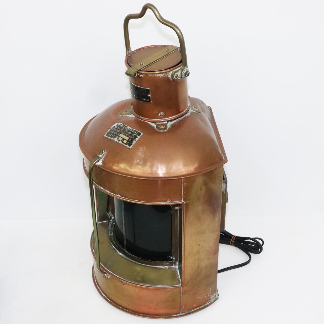 本多商店 甲種舷燈 SIDE LIGHT マリンランプ アンティーク 昭和13年