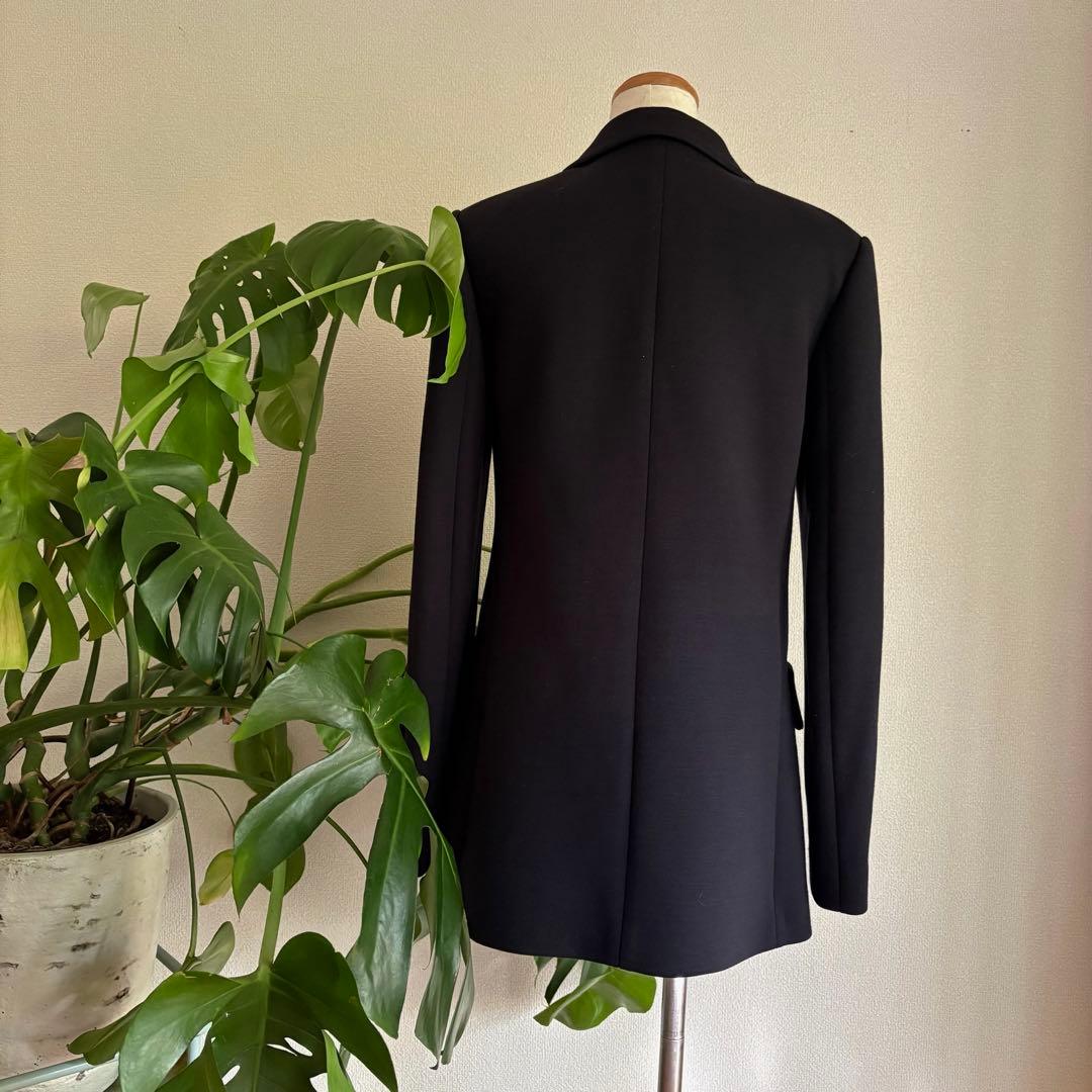 miumiuネイビーダブルボタンジャケット pコートkn58