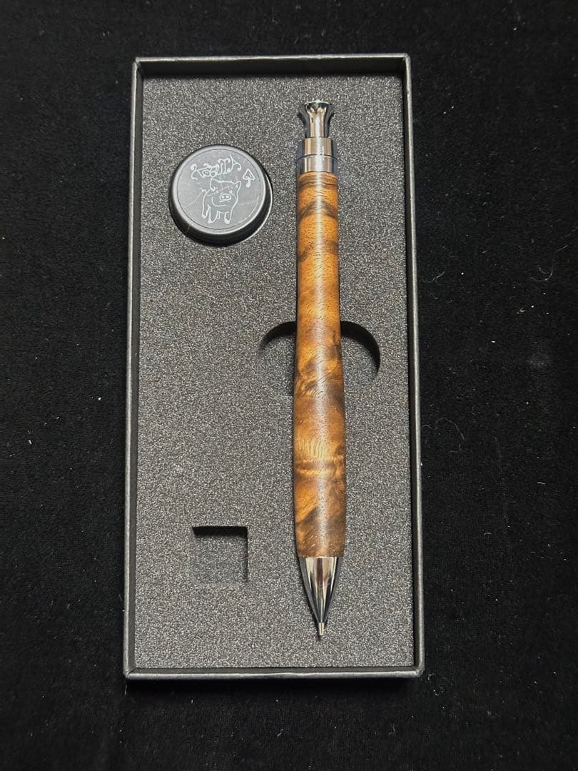 こぶた工房 シャープペンシル マーブルウッド 極上杢0.5mm