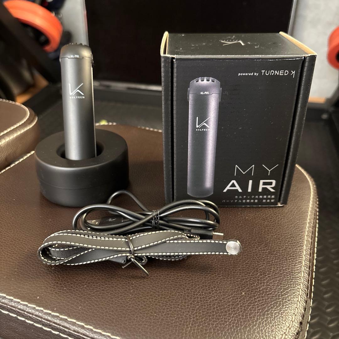 【美品・フルセット】カルテック MY AIR 首掛け空気清浄機 KL-P01