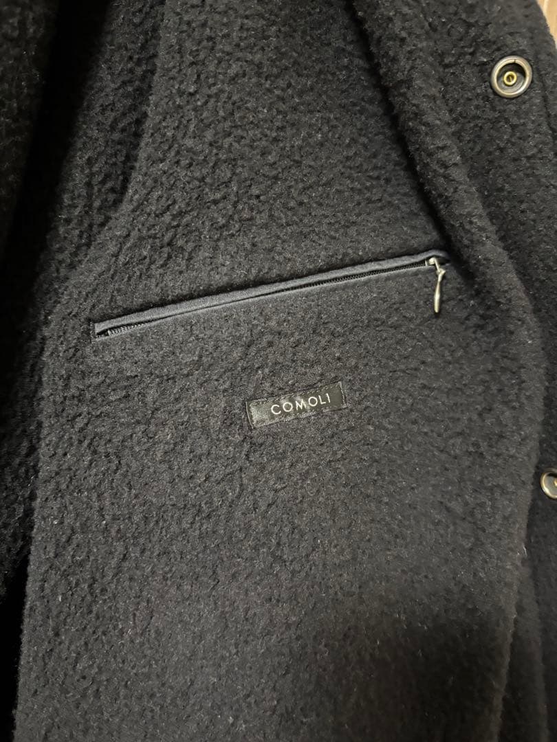 COMOLI 20AW コットンシルクフーデッドコート サイズ1 タグあり