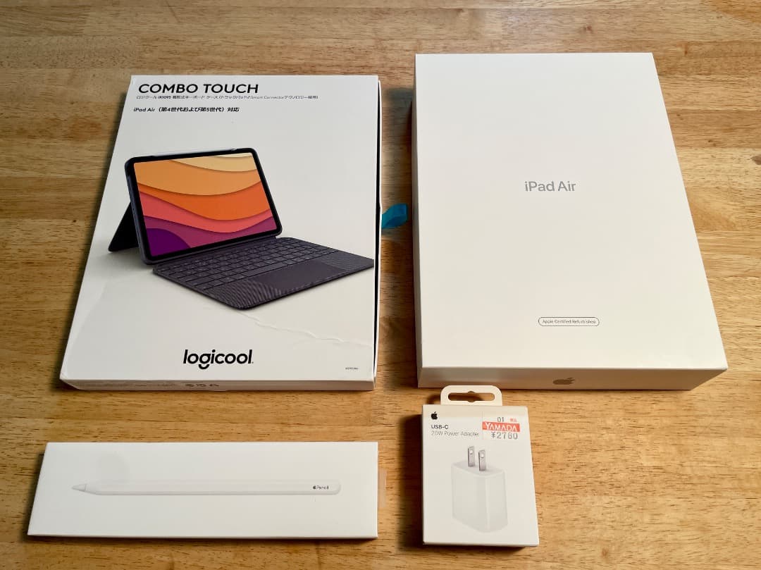 M*i様 iPadAir＋Apple Pencil＋キーボードの3点セット｜すぐ