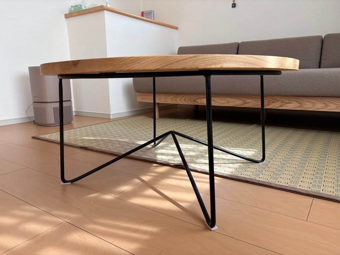 LIFE FURNITURE TH ASH LOW TABLE 円形テーブル