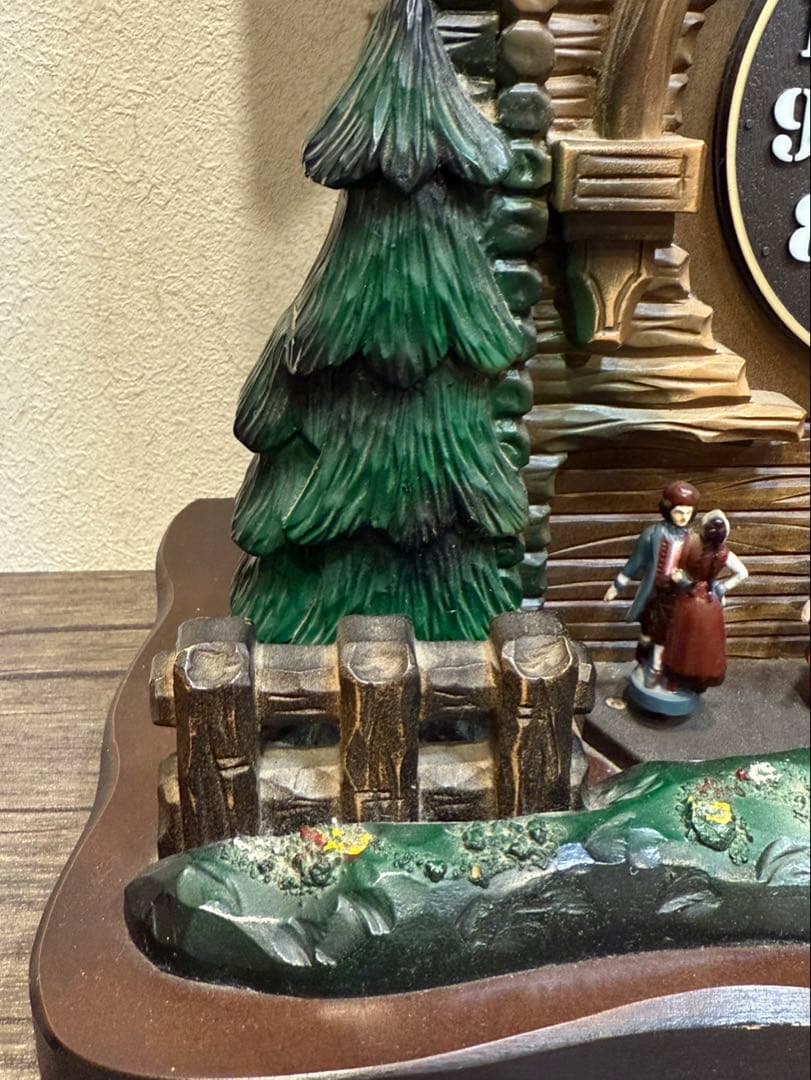 本日限定値下げ【送料込み】リズム時計工業　置き時計 からくり時計 花のワルツ