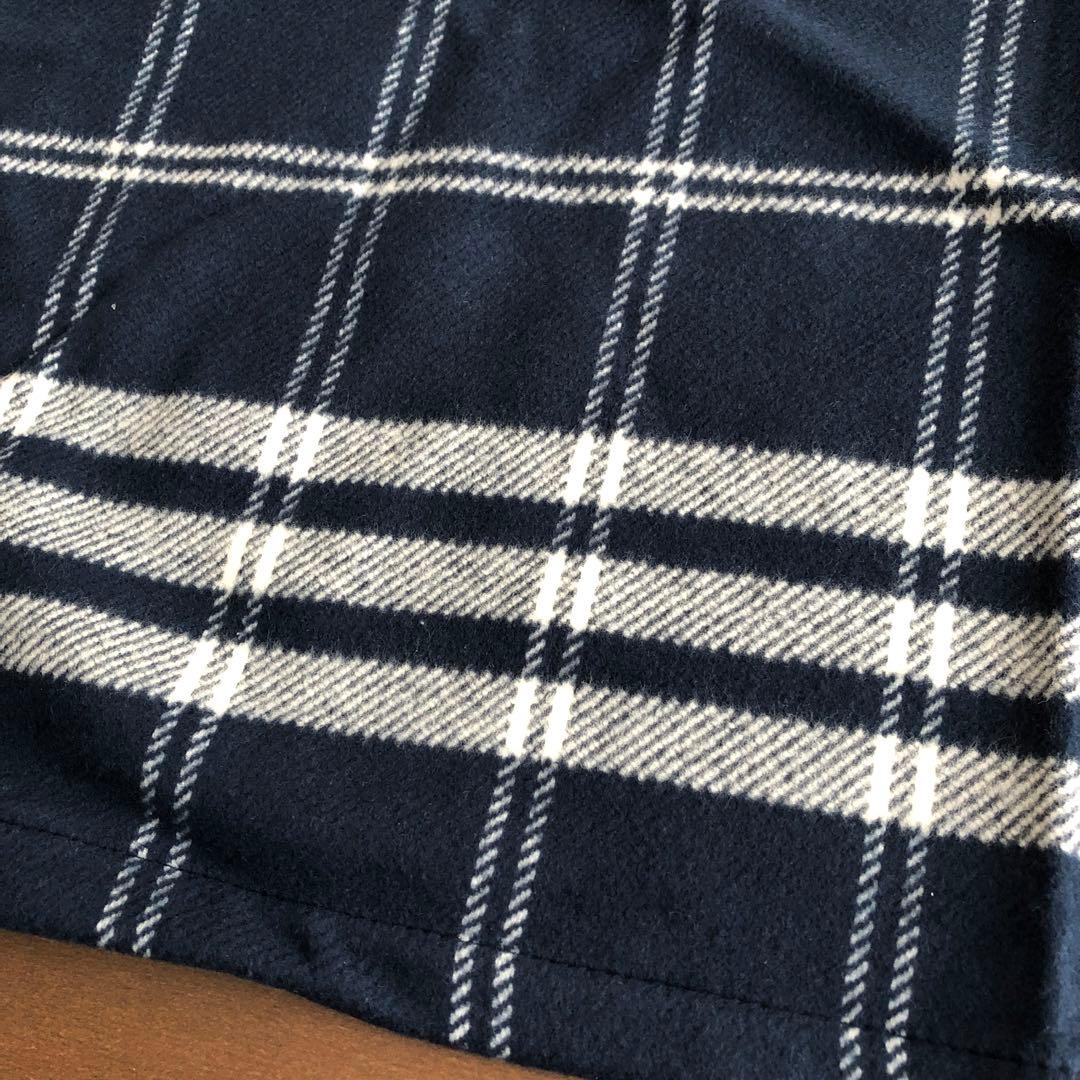 未使用RALPH LAUREN コットン　ブランケット　ラルフローレン　ネイビー