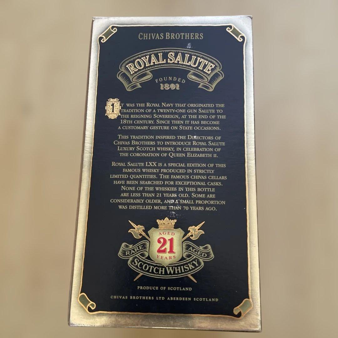 【未開封】 Salute 21年 スコッチウイスキー