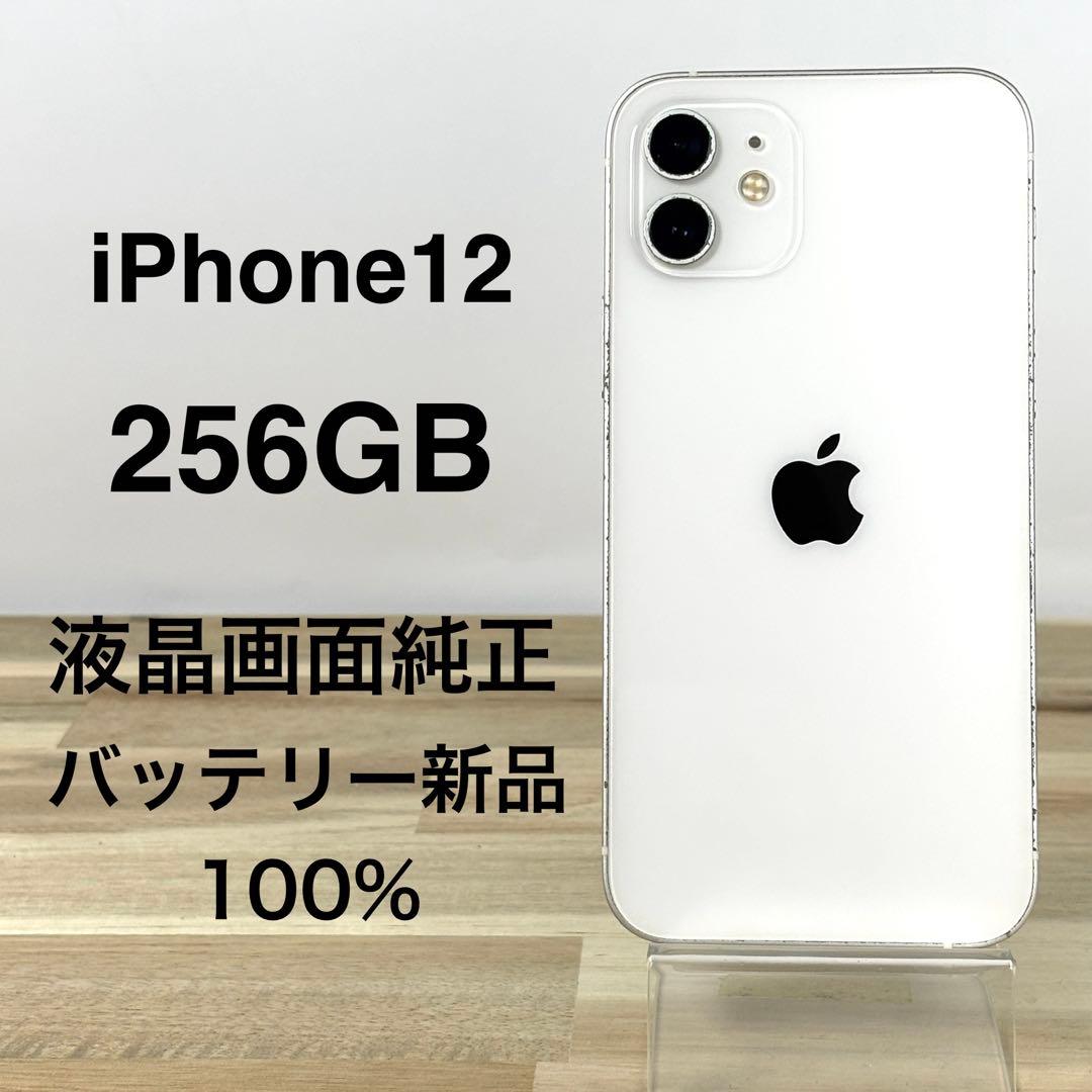 iPhone12 256GB/SIMフリー/バッテリー新品100%