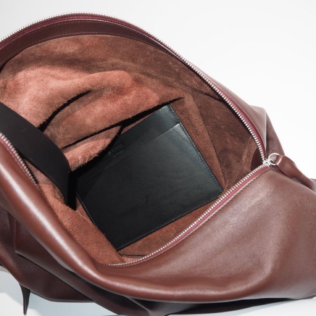 JIL SANDER ジルサンダー レザーバッグ ボルドー 正規品