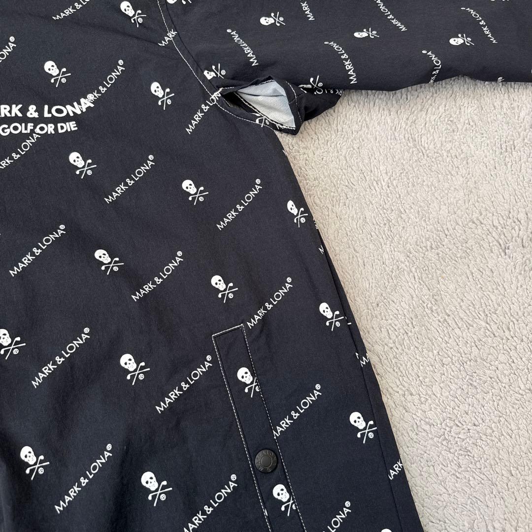 【23AW】MARK&LONA オーバーサイズフーディー ブラック