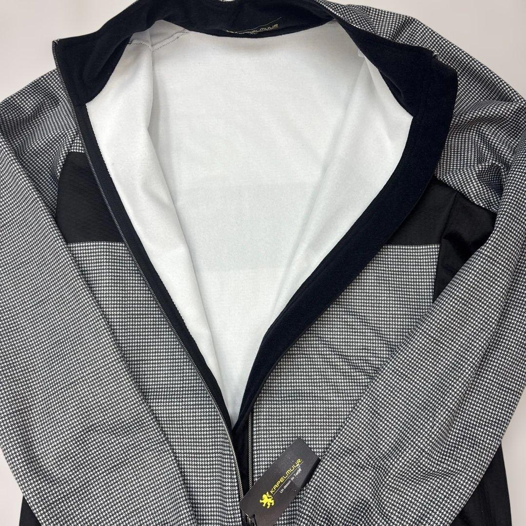 【新品】カペルミュール千鳥格子柄サイクルジャケット　プレミアムサーモジャケット