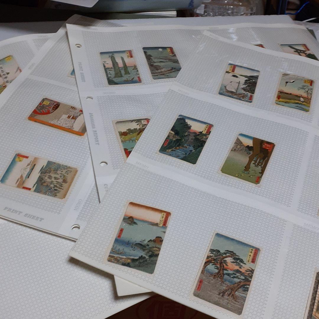 珍品　マッチラベル特選80点　浮世絵シリーズ