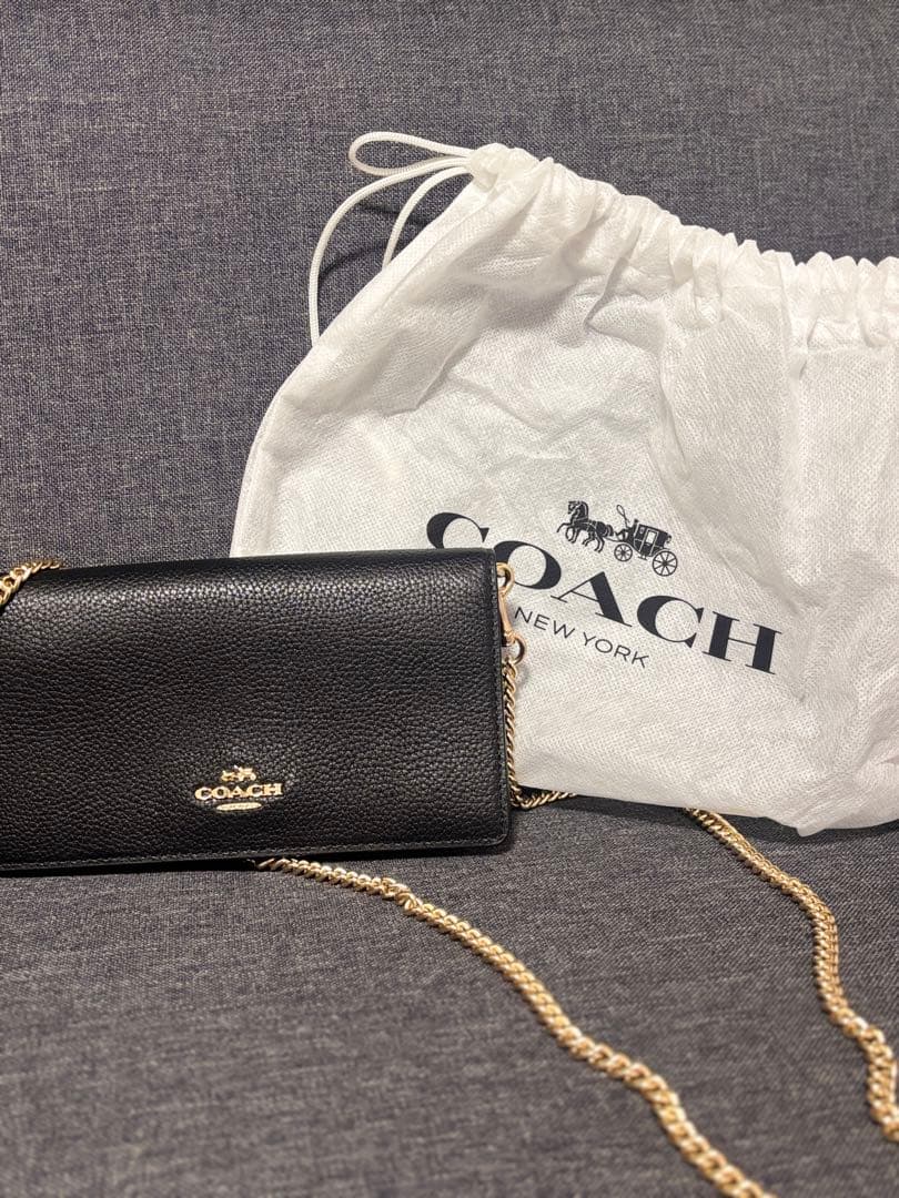 COACH 黒 ショルダーバッグ