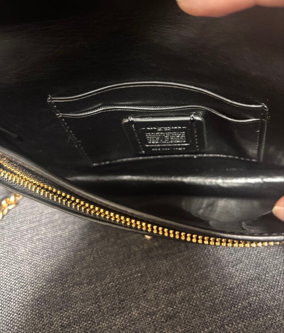 COACH 黒 ショルダーバッグ