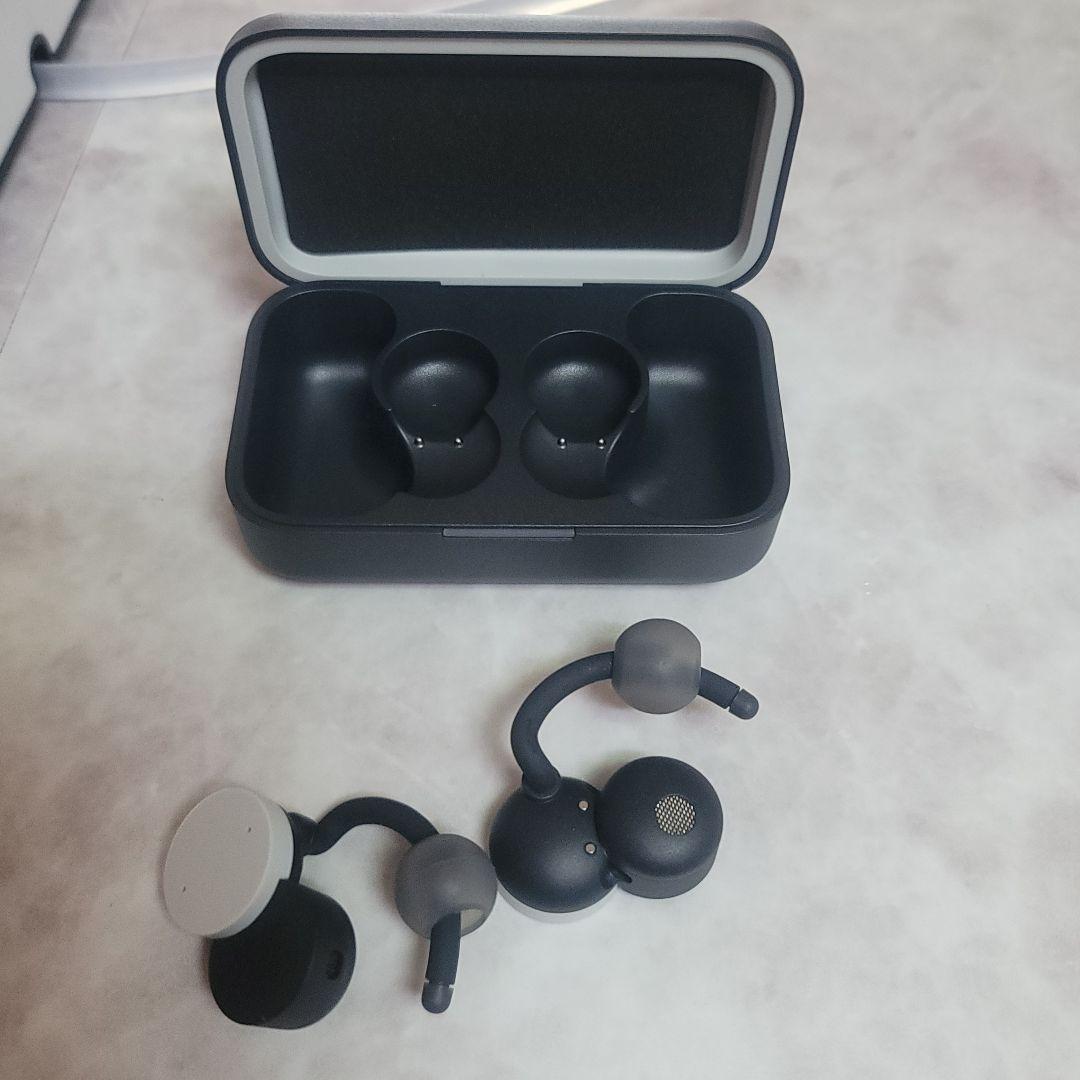 【ほぼ新品】nwm DOTS オープンイヤー型 ワイヤレス ストーンホワイト