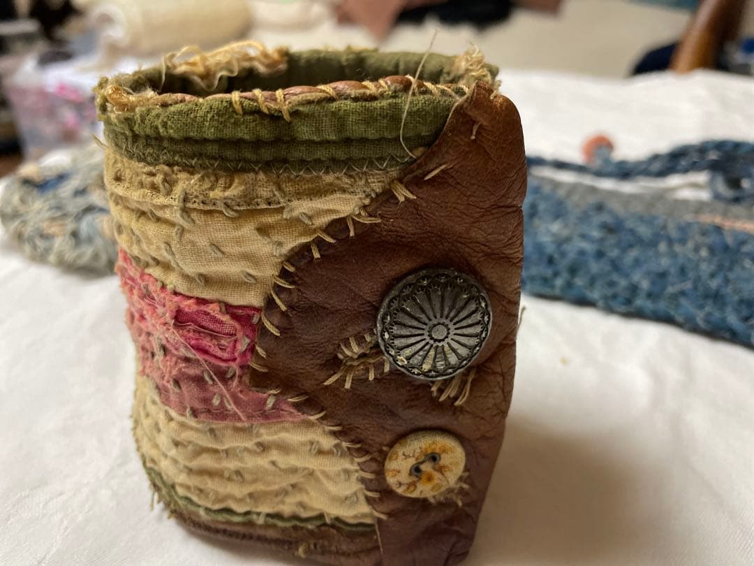 キャピタル小物　ボロブレスレット2点　裂編み製品