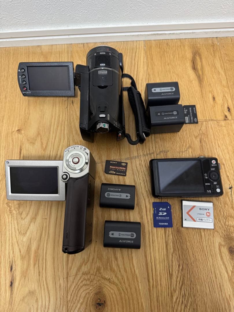 ソニーSONY デジタルビデオカメラ 3セット