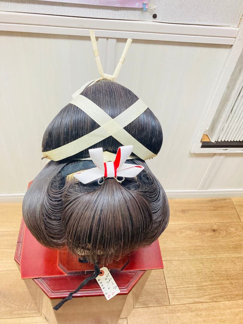 クーちゃん　文金高島田日本髪かつら