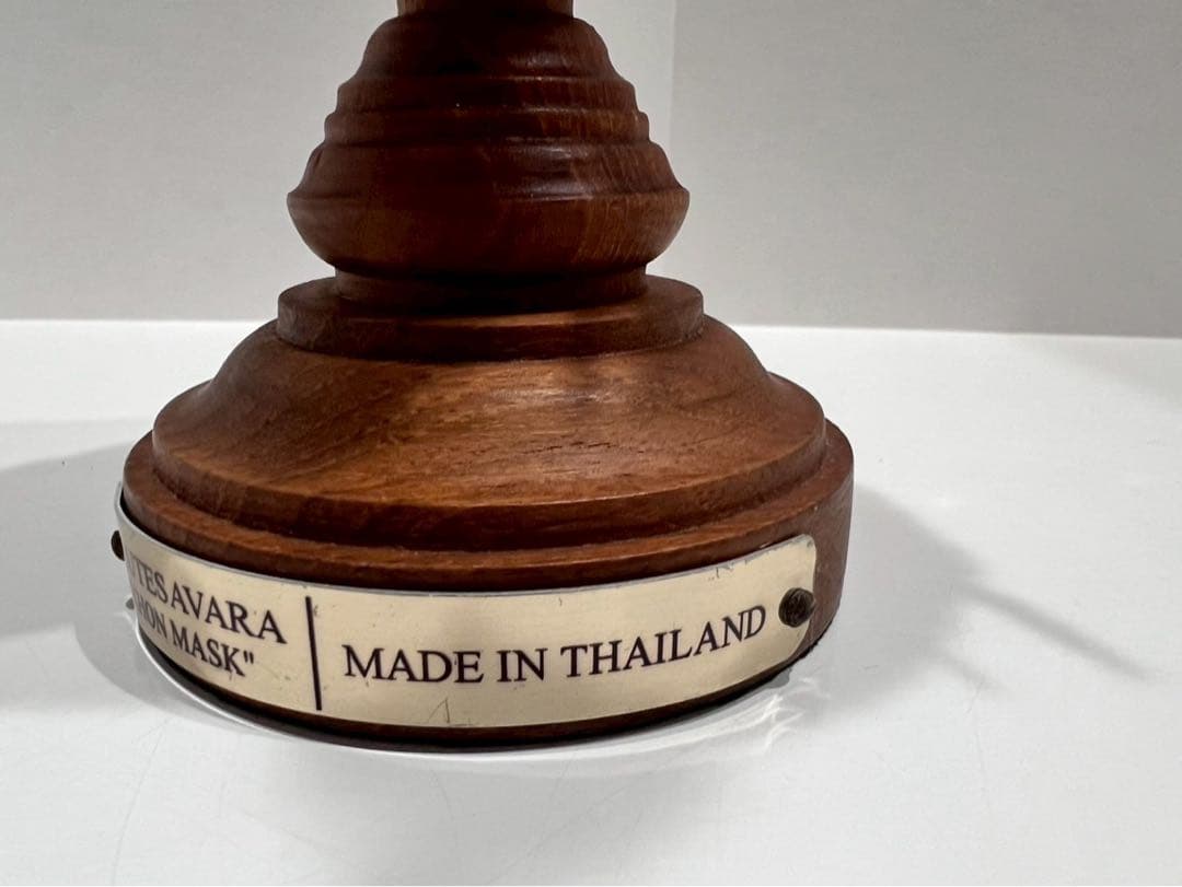 レア物タイ伝統 仮面舞踊 コーン マスク オブジェ
