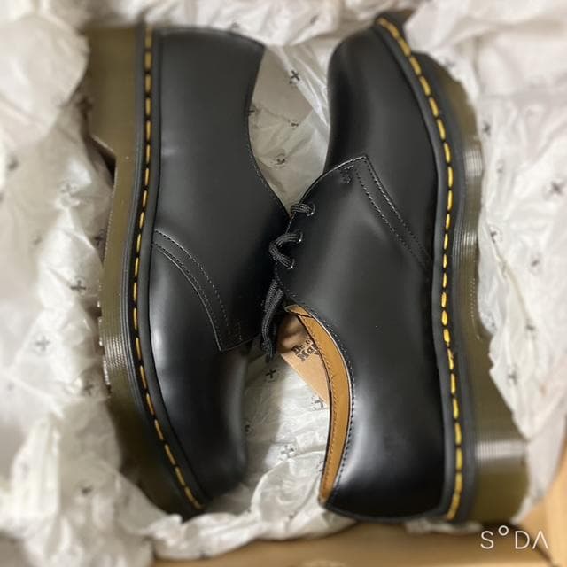 【あ】ドクターマーチン 1461 59（黒）革靴（プー156）