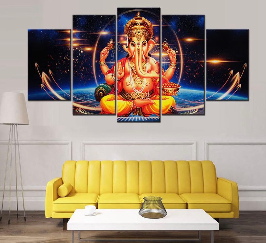 5 パネル フレーム付き