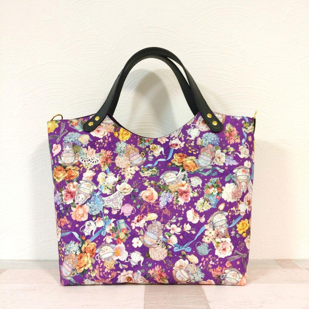 花柄トートバッグ☆ジョリーフルール